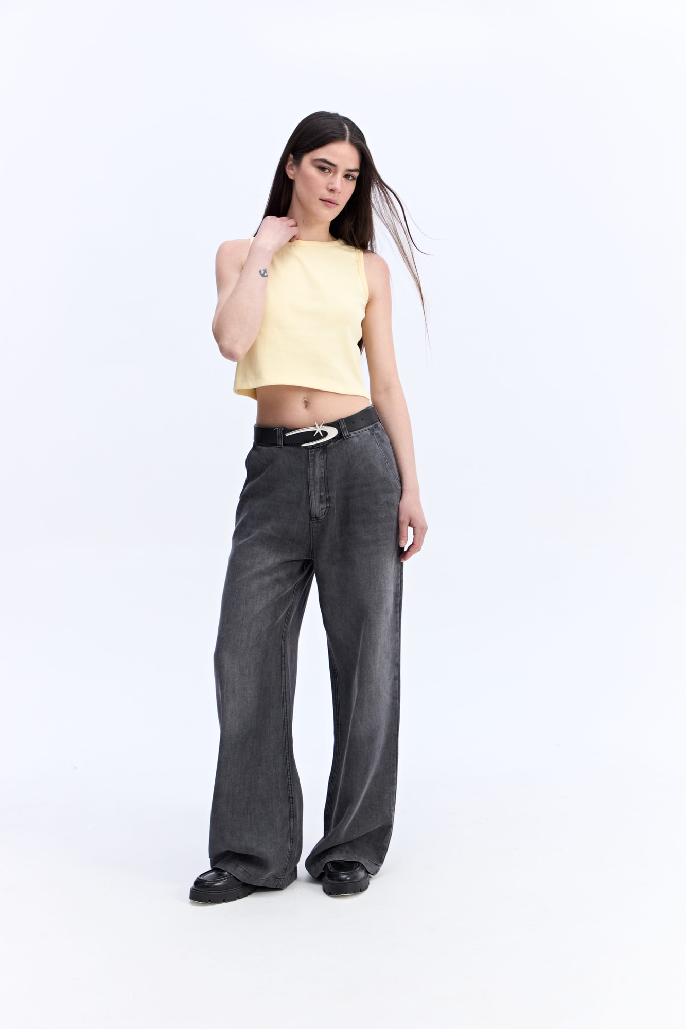 JEAN WIDE LEG LIO