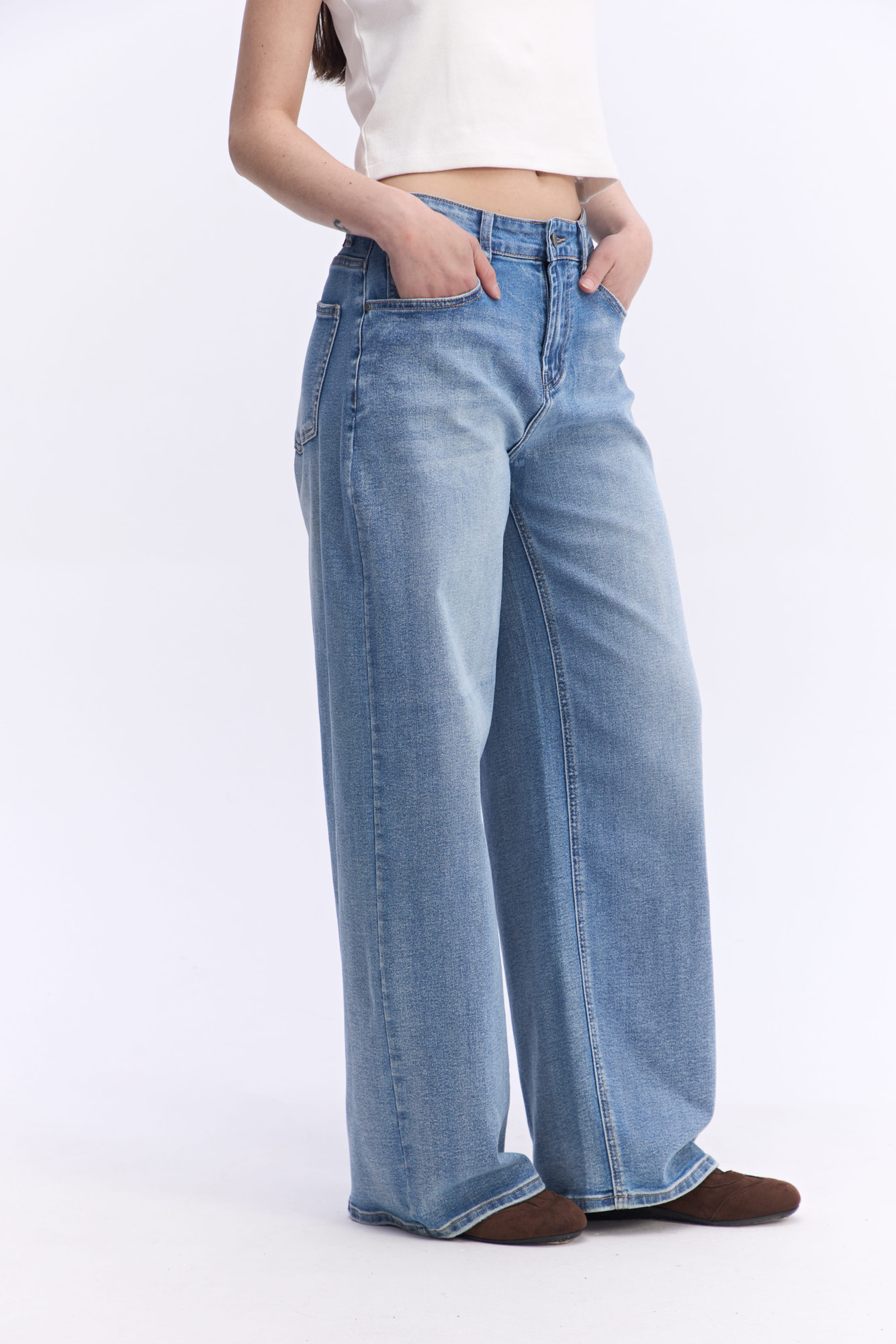 JEAN WIDE LEG DIANA