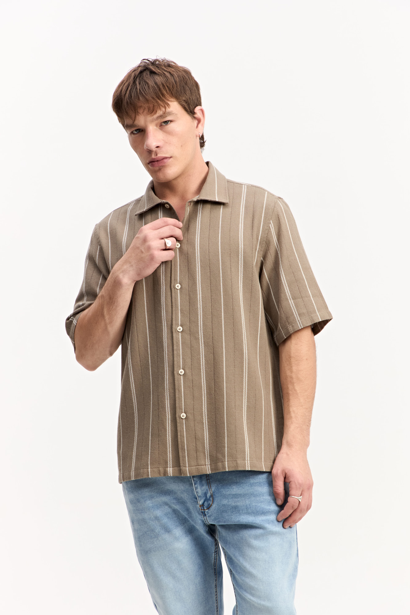 CAMISA MANGA CORTA OVERSIZE SYNTRA