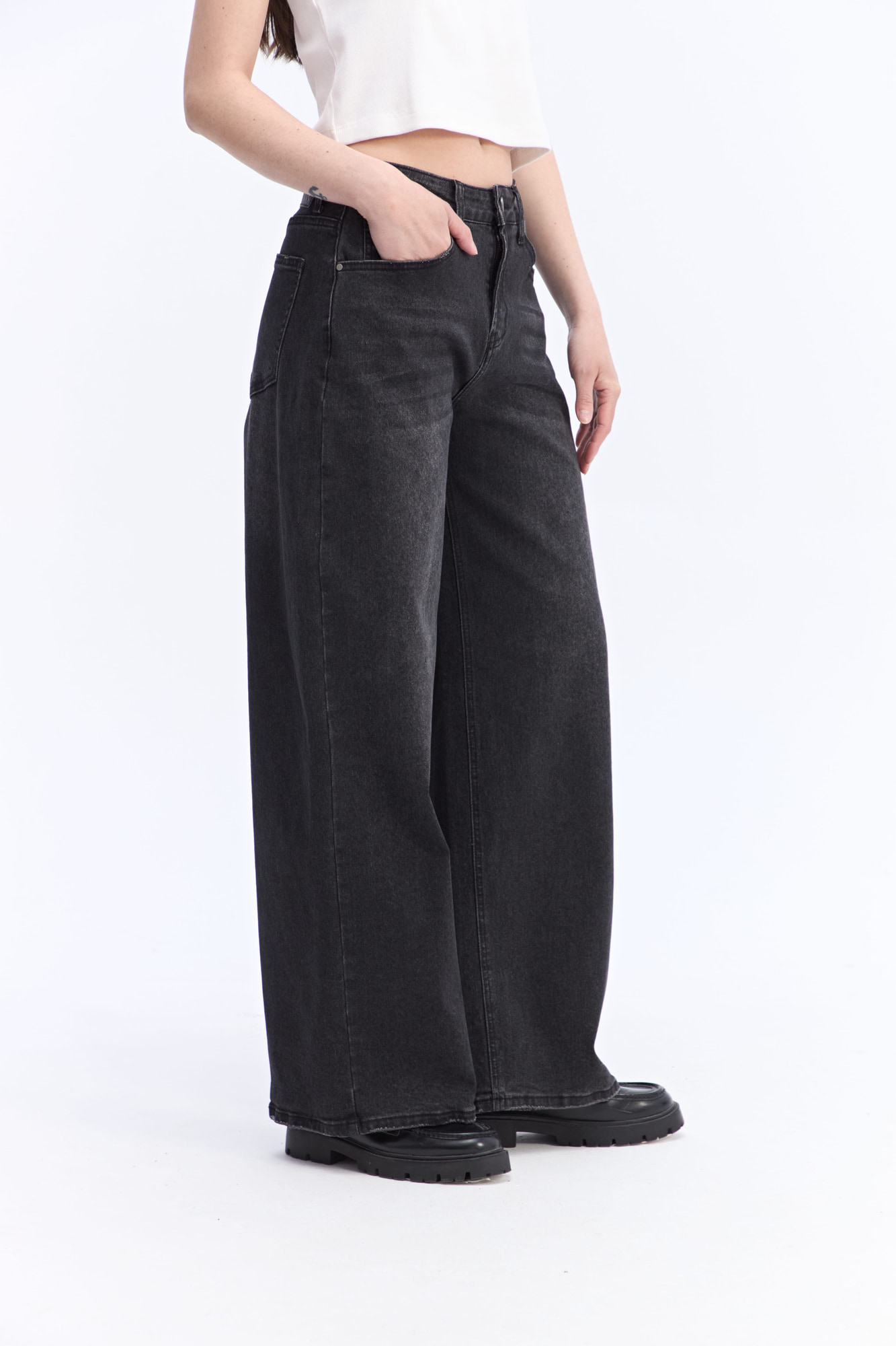 JEAN WIDE LEG DIANA