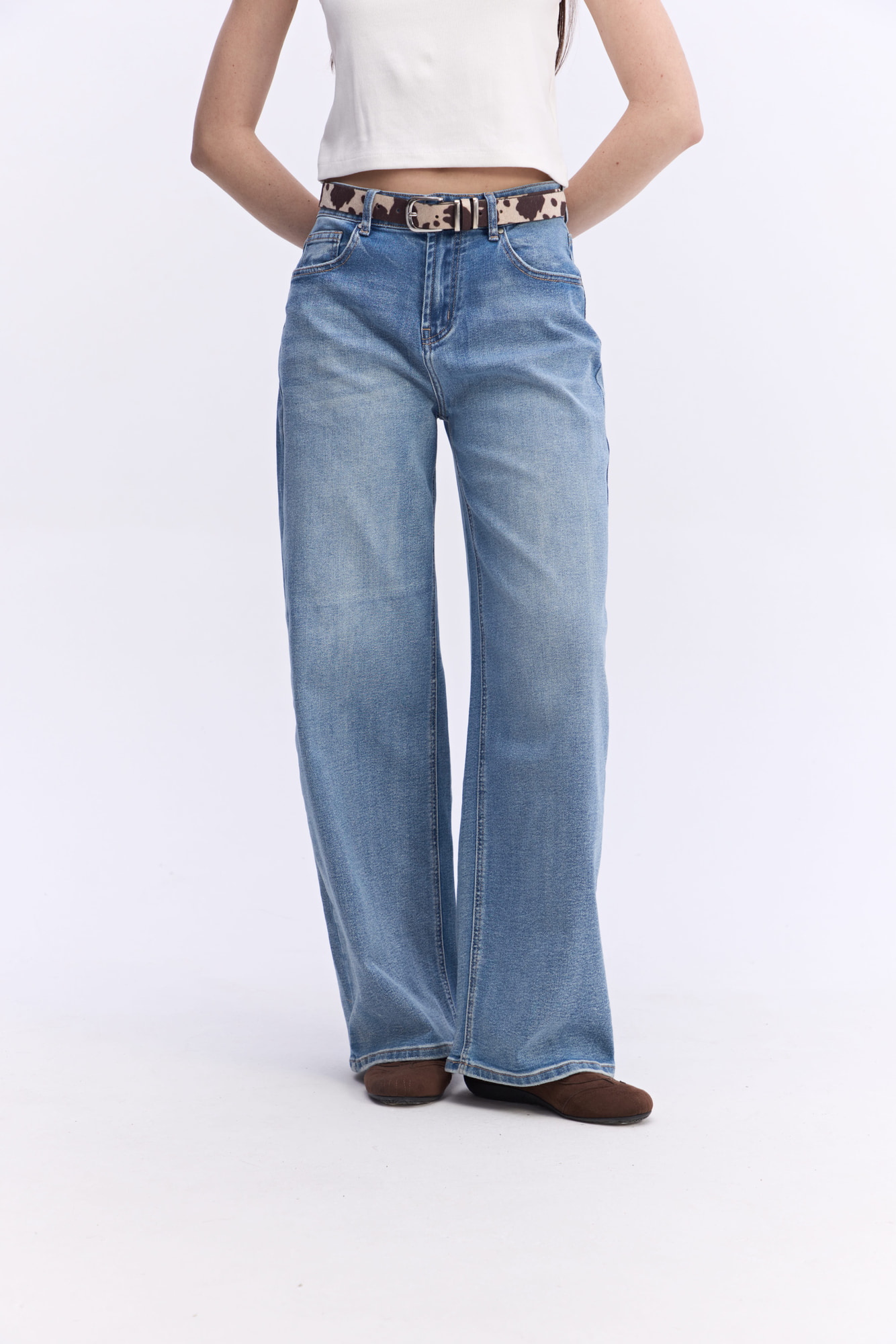 JEAN WIDE LEG DIANA