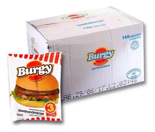 CAJA 96UN HAMBURGUESAS BURGY 3X50GR
