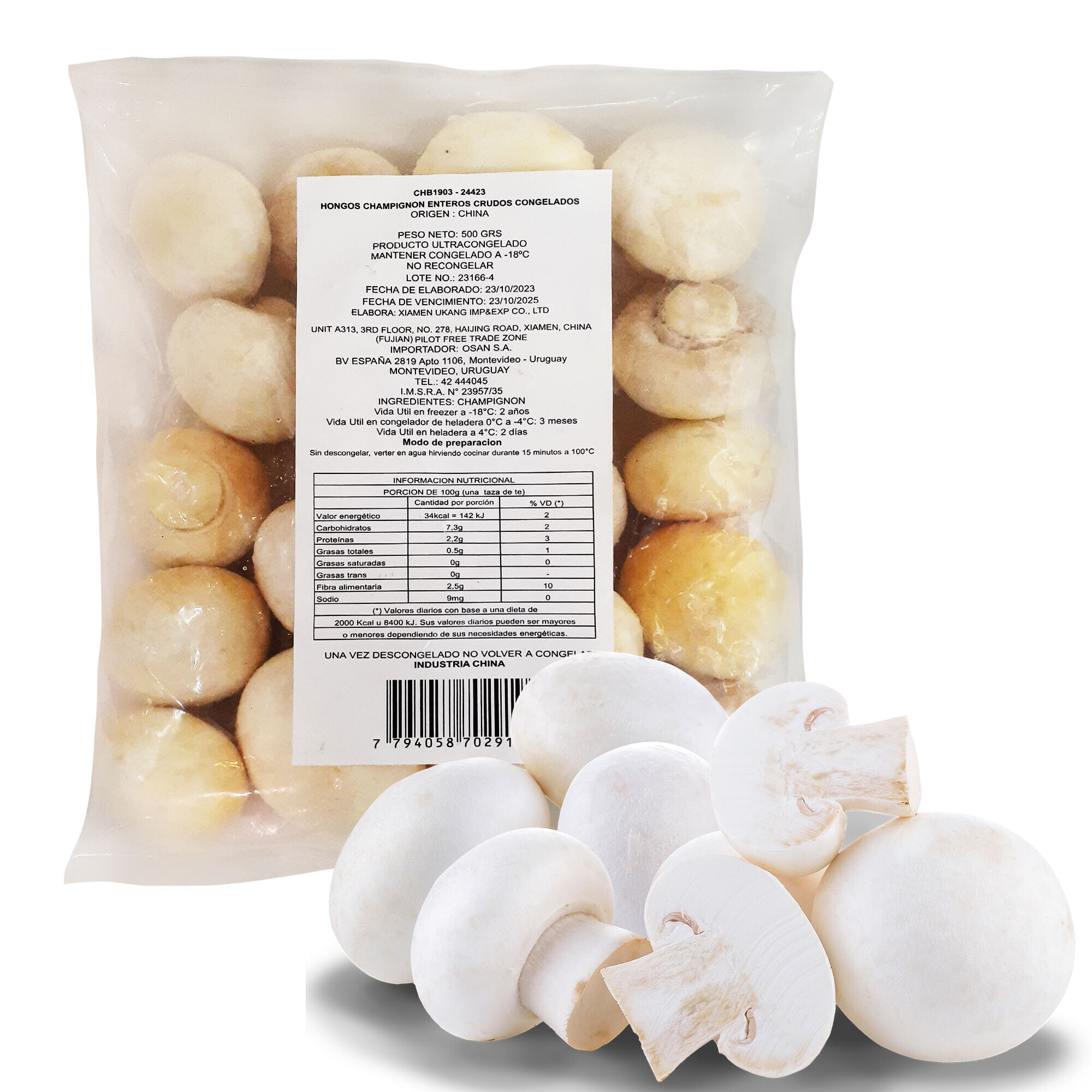 CHAMPIGNON CONGELADO 1K