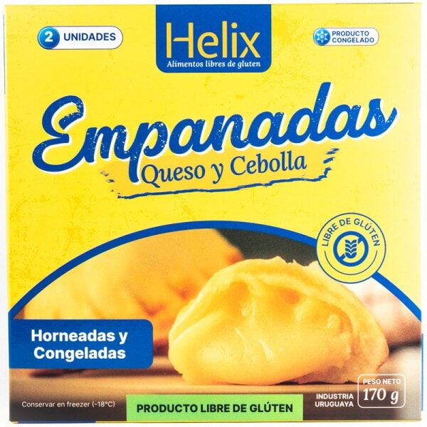 EMPANADAS HELIX DE CEBOLLA Y QUESO 140GR