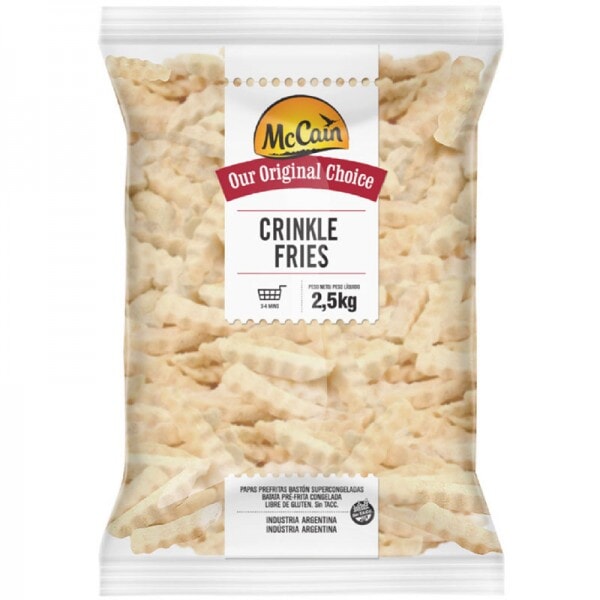 PAPA CRINKLE FRIES 2500GRS MC CAIN