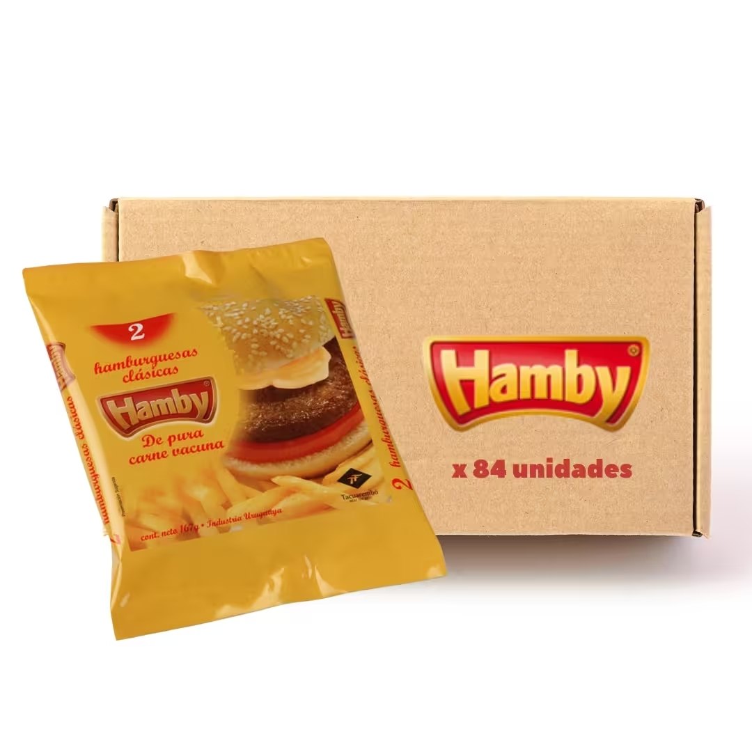 CAJA HAMBURGUESA HAMBY X 84UDS