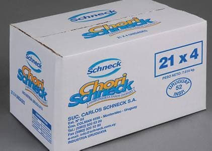 CAJA 84UN HAMBURGUESAS SCHNECK 2X83.5GR CHORI