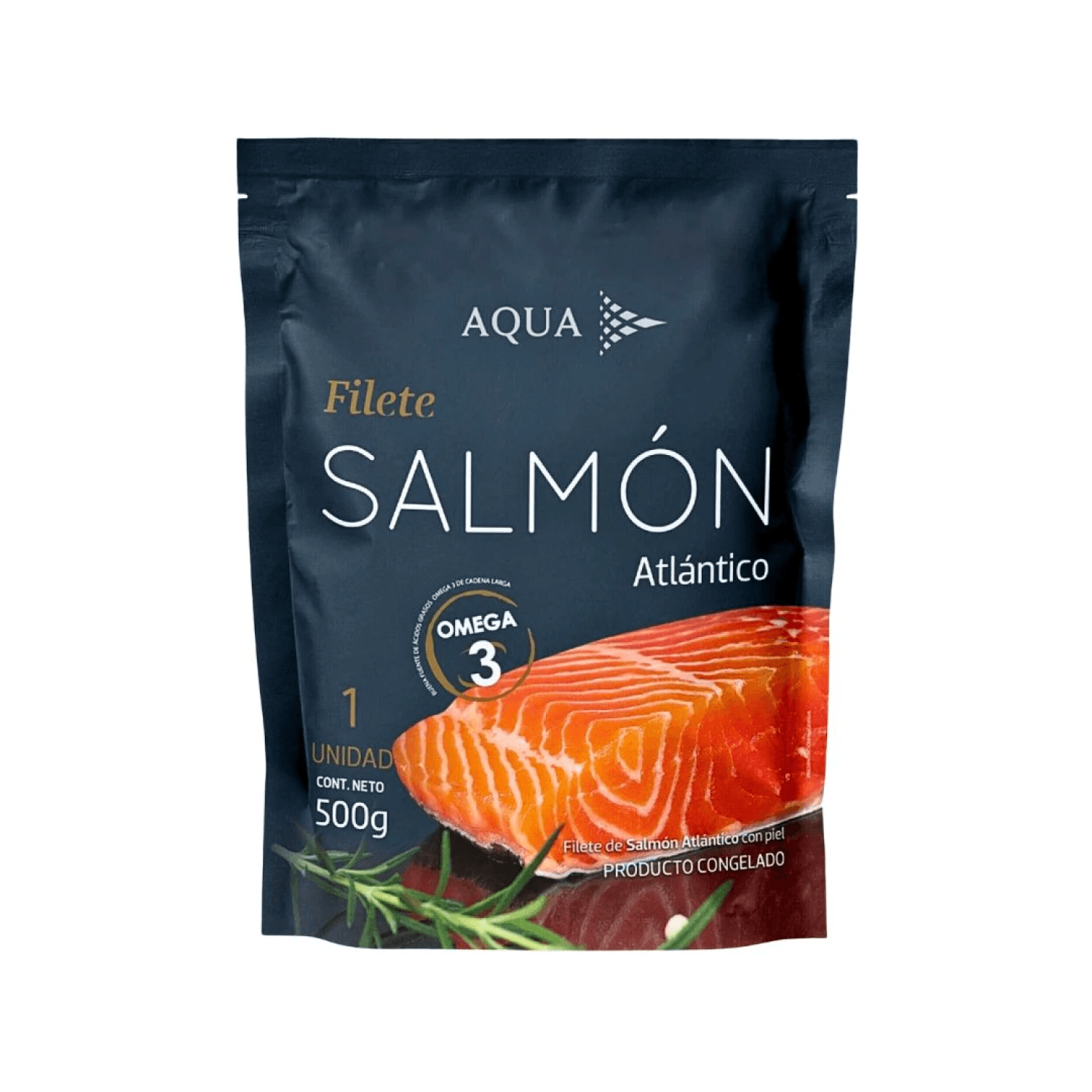 SALMON EN PORCIONES AQUA 500GR