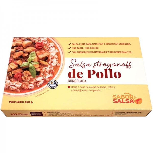 SALSA STROGONOFF DE POLLO SABOR Y SALSA 400GR