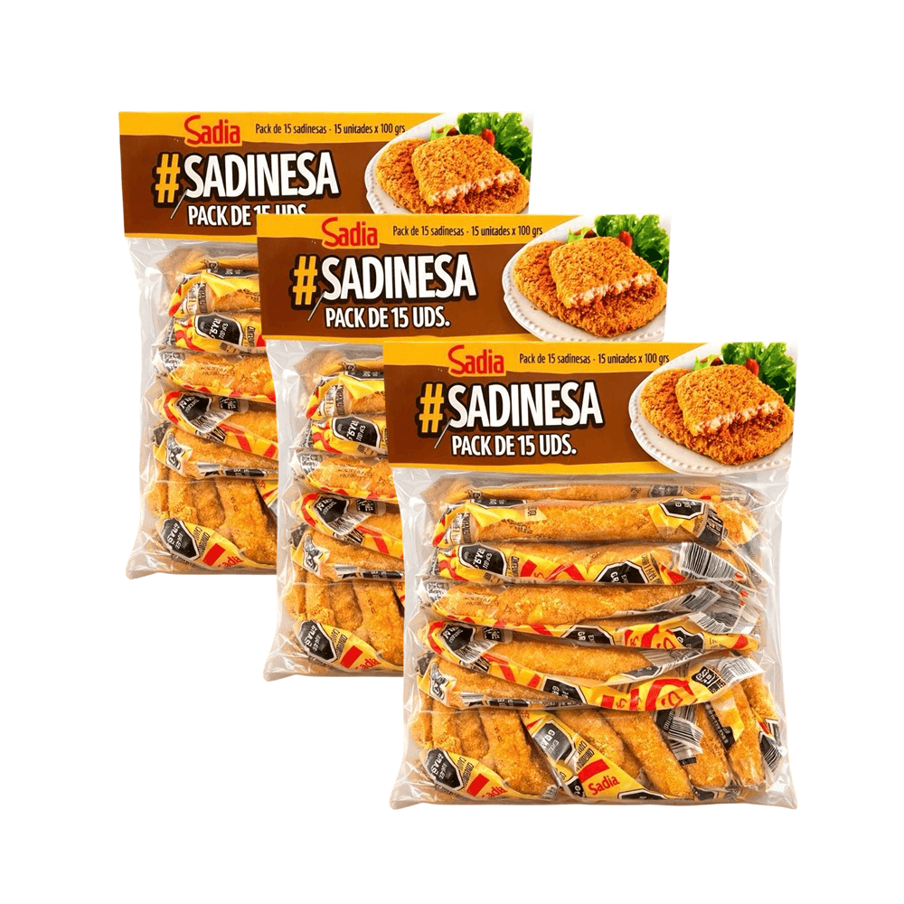 PACK X3 15 UNIDADES SADINESA