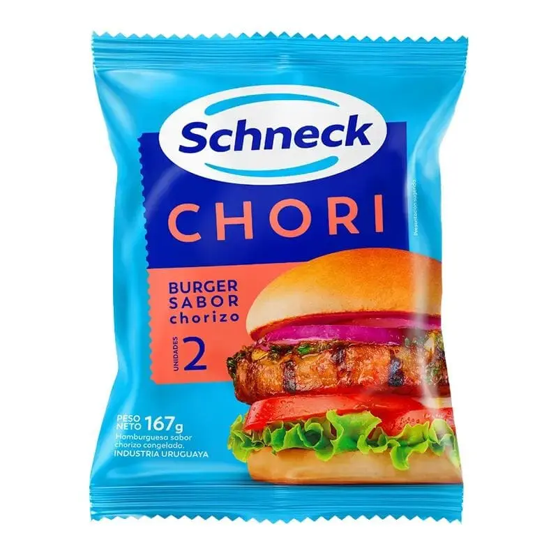 HAMBURGUESAS SCHNECK 2X83.5GR CHORI