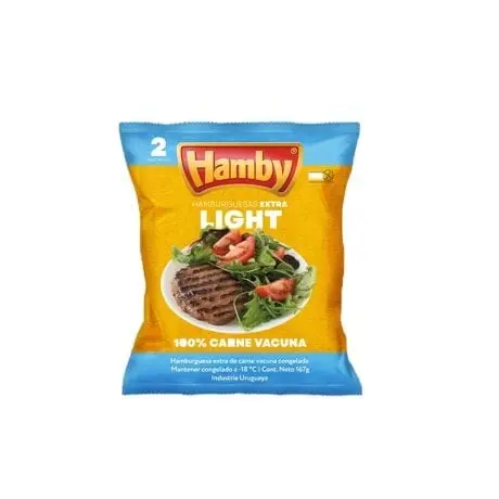 HAMBURGUESA HAMBY LIGHT X2