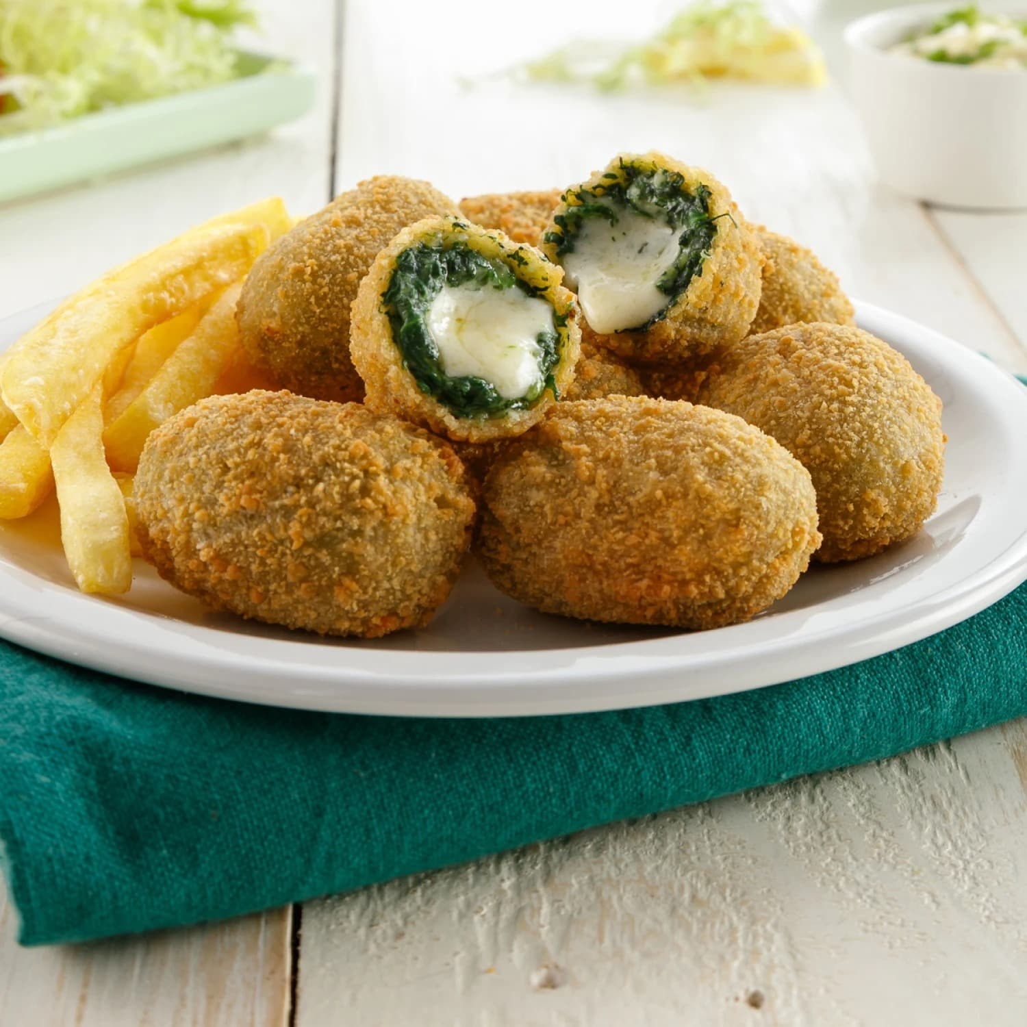 MINI CROQUETAS ESPINACA Y QUESO 1 KG