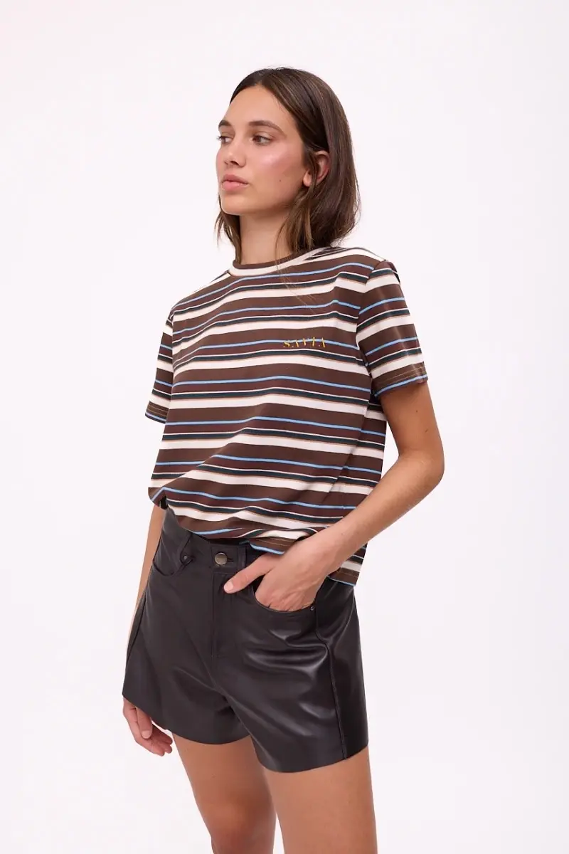 Short Wide XL Couro