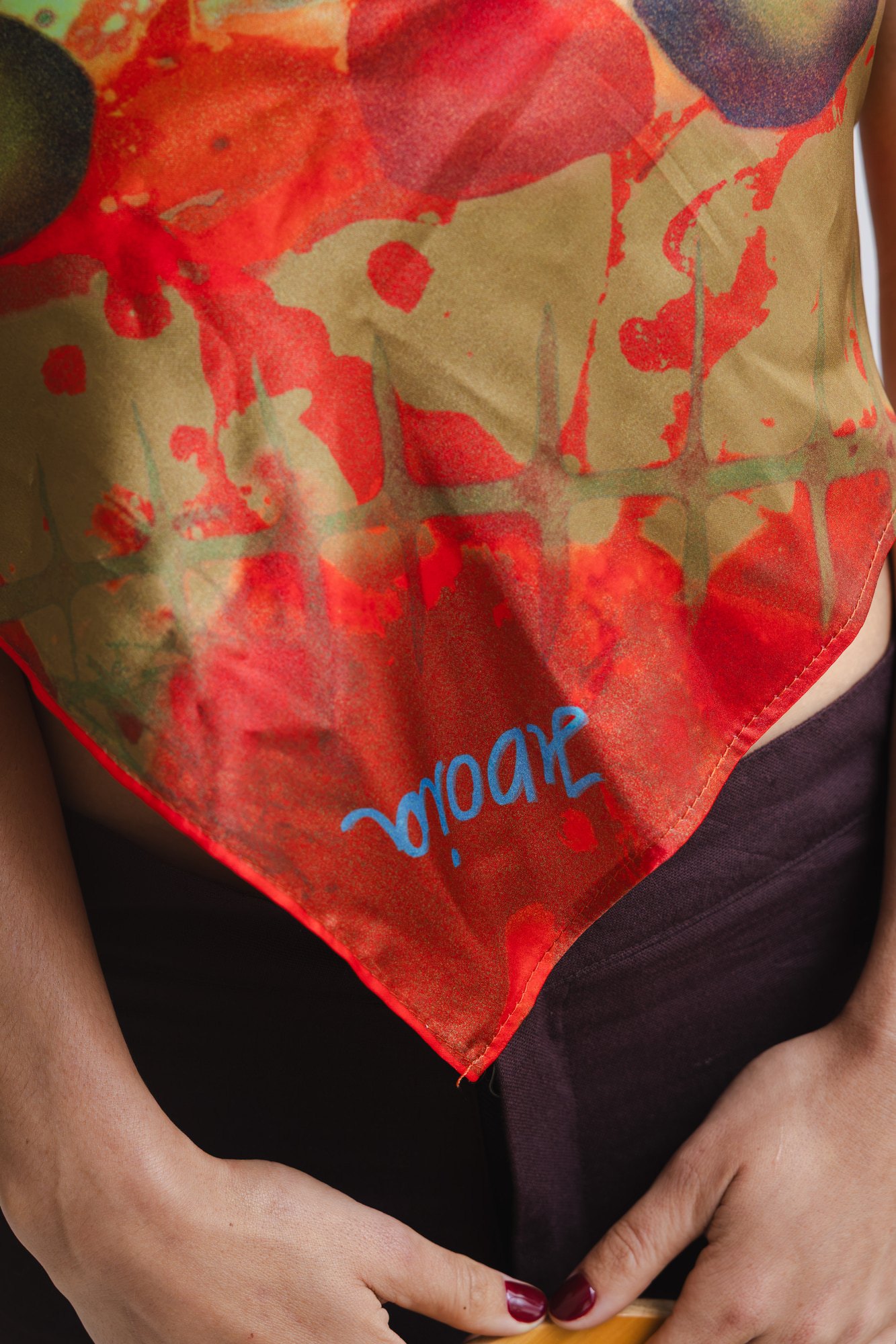 JIBOIA Pañuelo Antonina Rojos