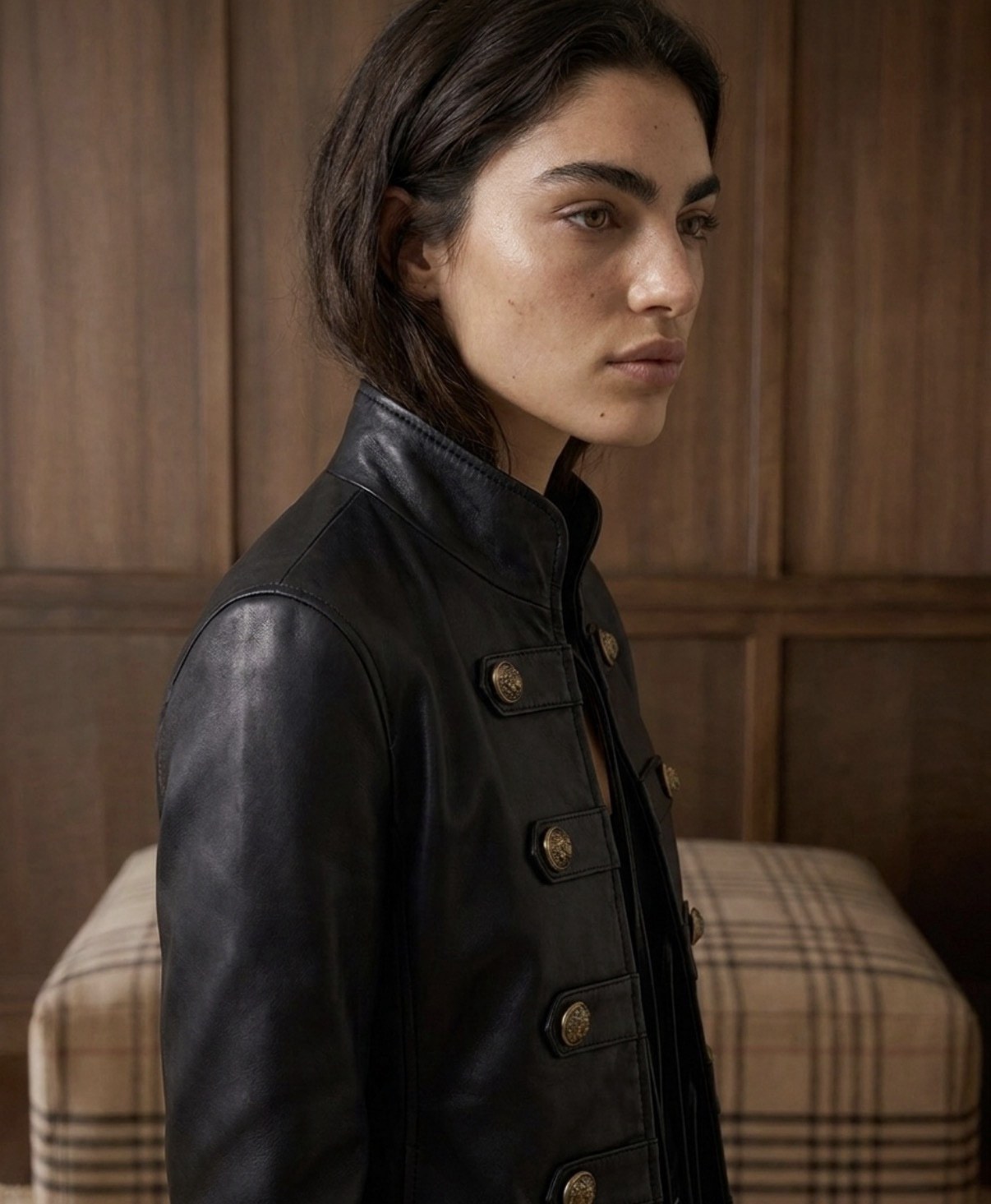 Jacket EPOCA negra vacuno