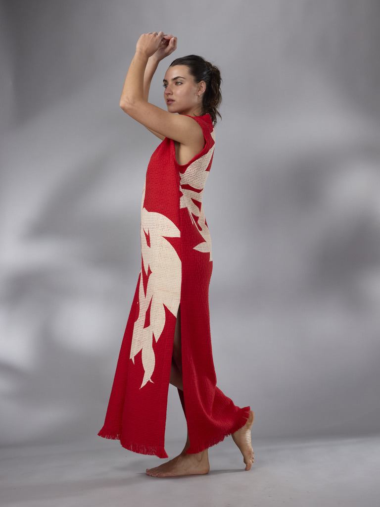 VESTIDO FLORA ALGODON ESTAMPADO by ANA LIVNI