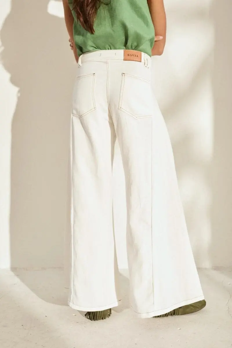 Pantalon Wide XL Cotton Linen