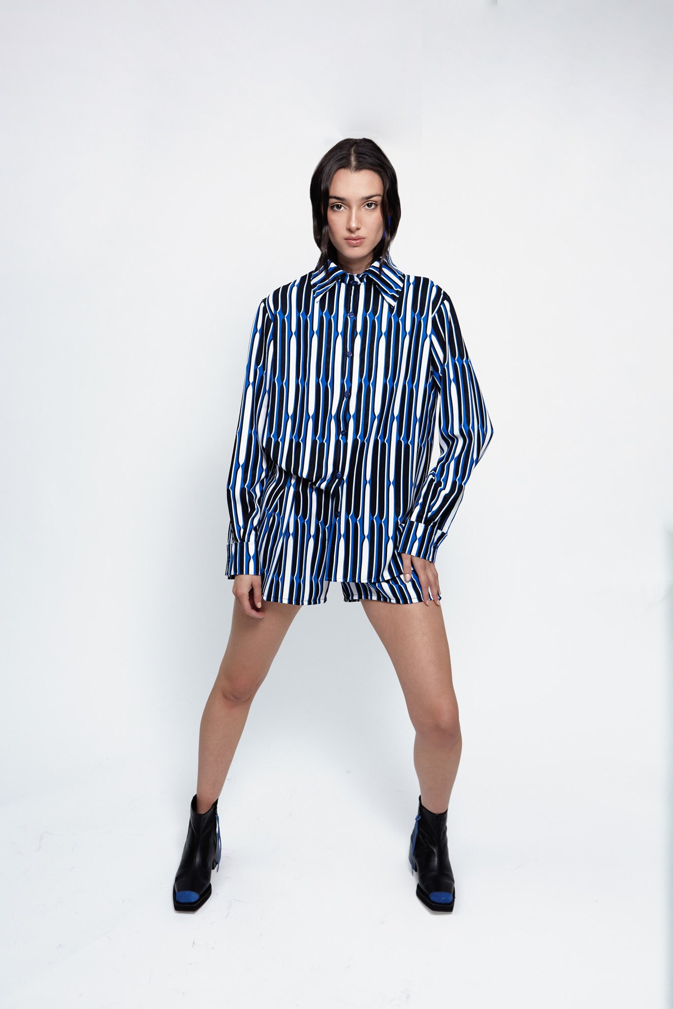 Camisa Duna Print Azul