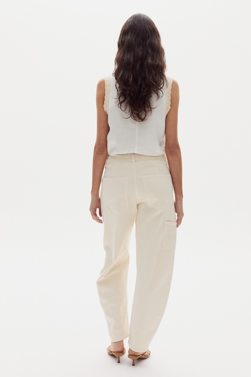 Pantalón Ambar en Denim - Bone