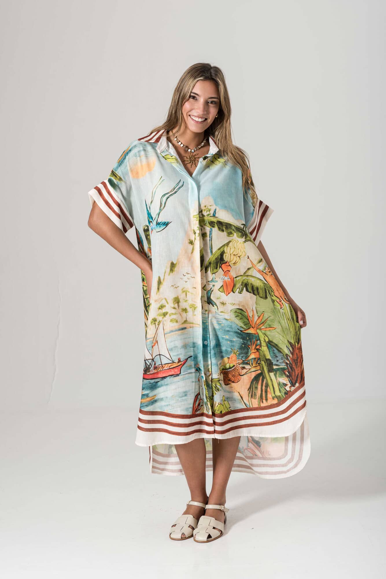 Vestido Camisero Isla Grande