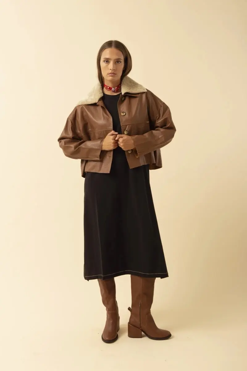 Campera Bruma Couro