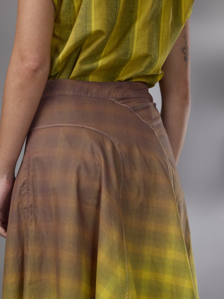 FALDA GLORIETA CORTA LINO by ANA LIVNI