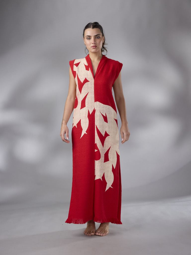 VESTIDO FLORA ALGODON ESTAMPADO by ANA LIVNI