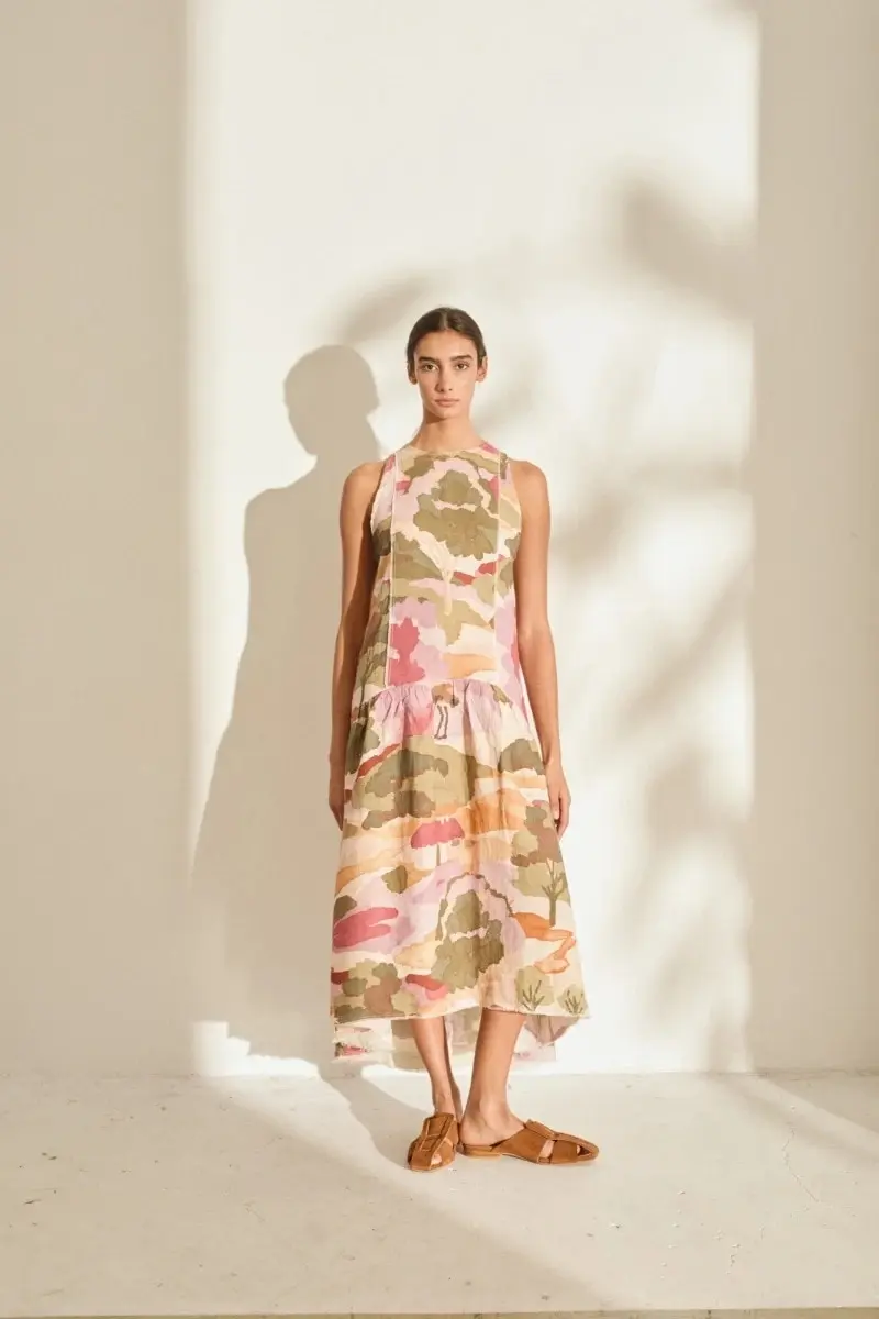 Vestido Terra Print