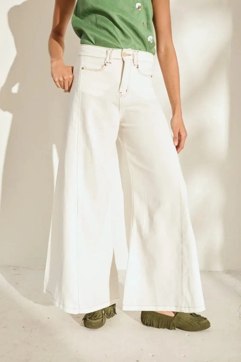 Pantalon Wide XL Cotton Linen
