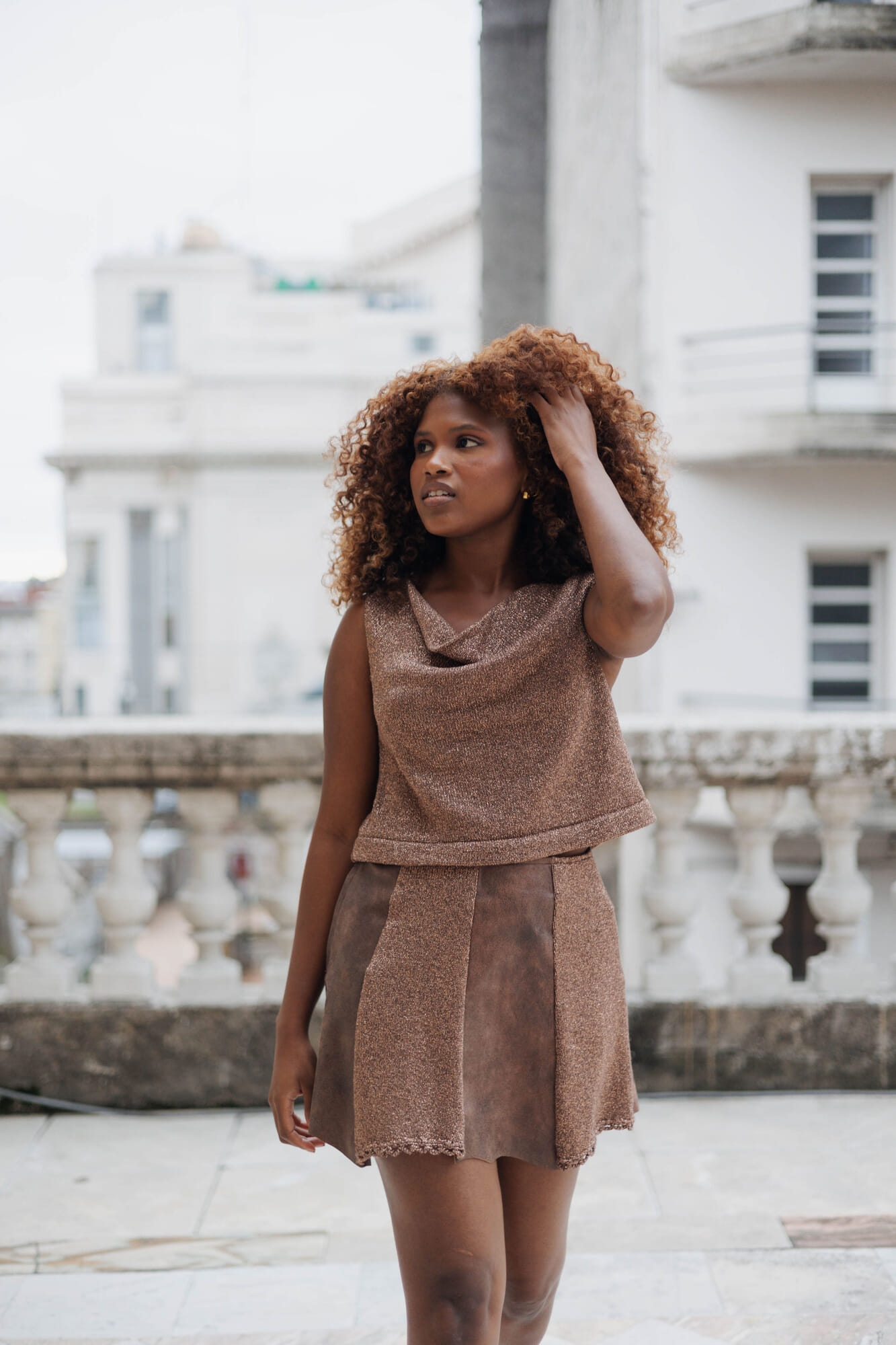 Irregular Short Skirt