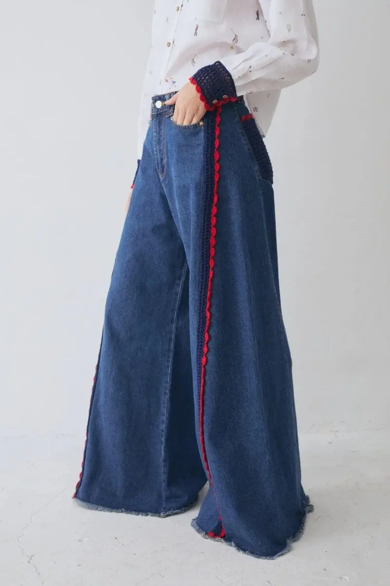 Jean Wide XL Red