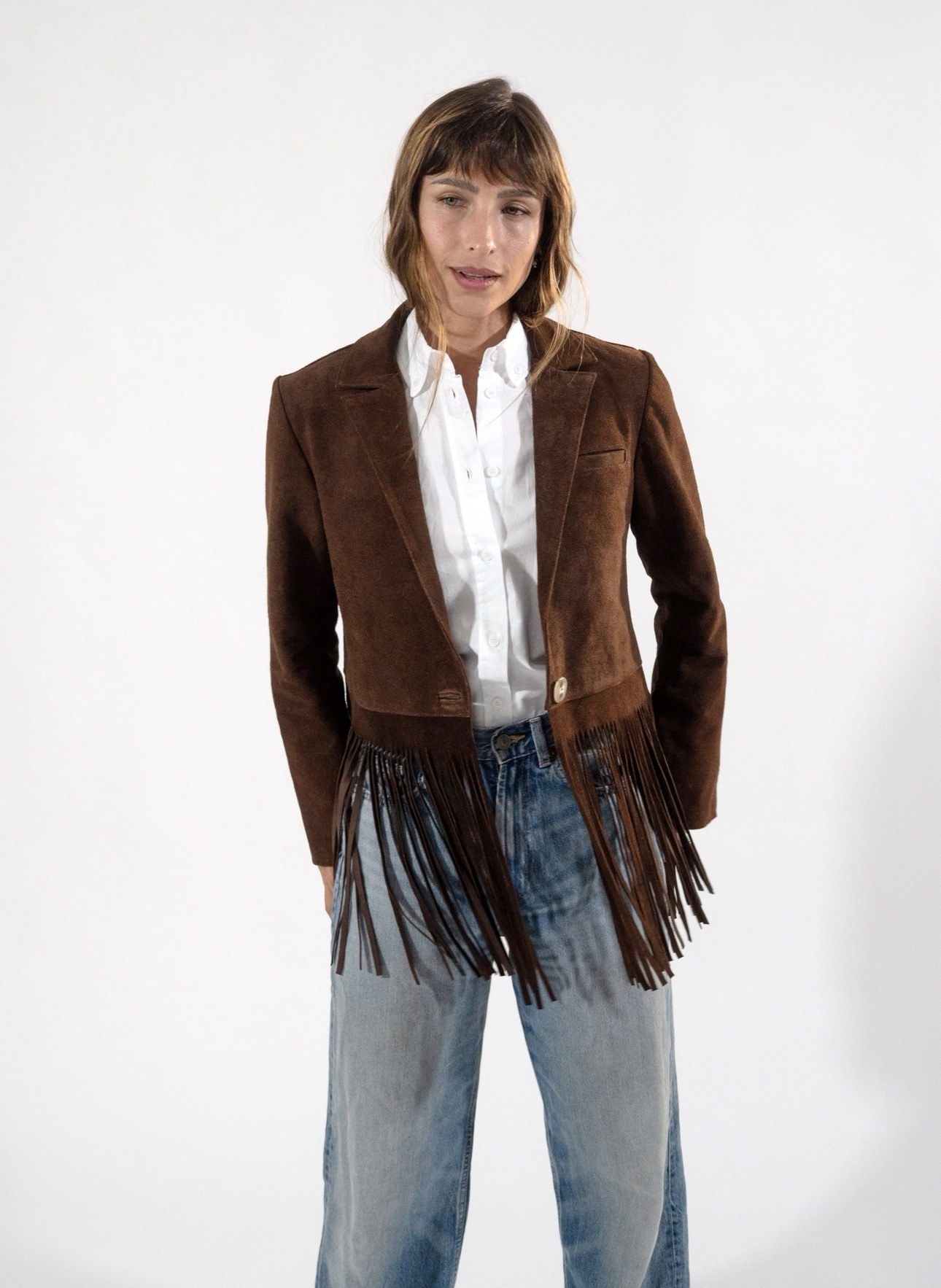 Blazer GRACIA gamuza