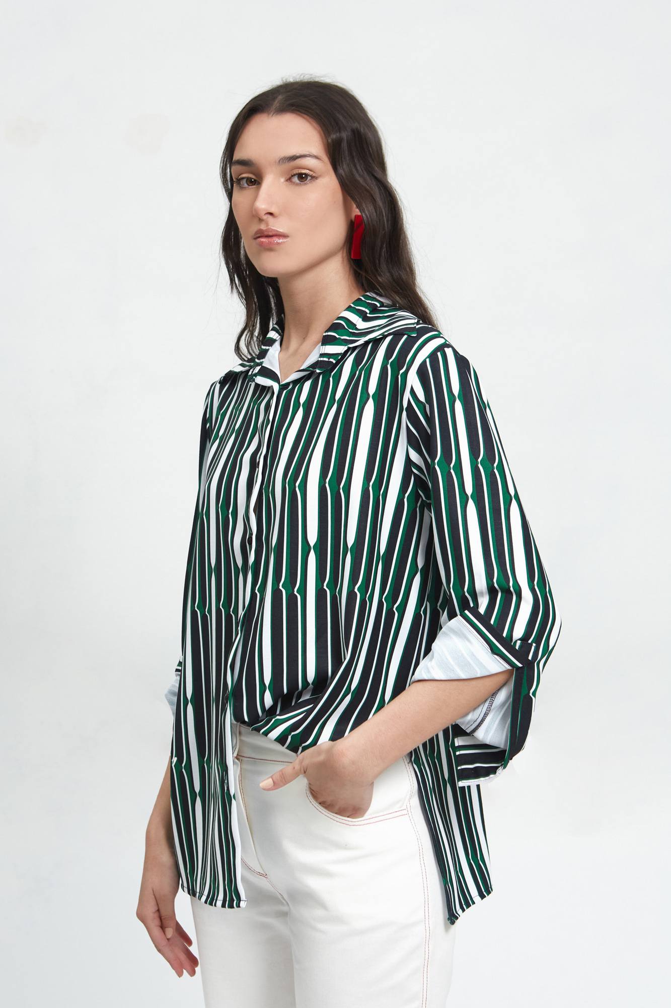 Camisa Duna Print Verde