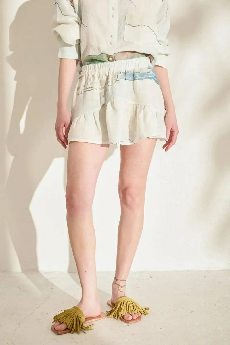 Falda Bruma Print