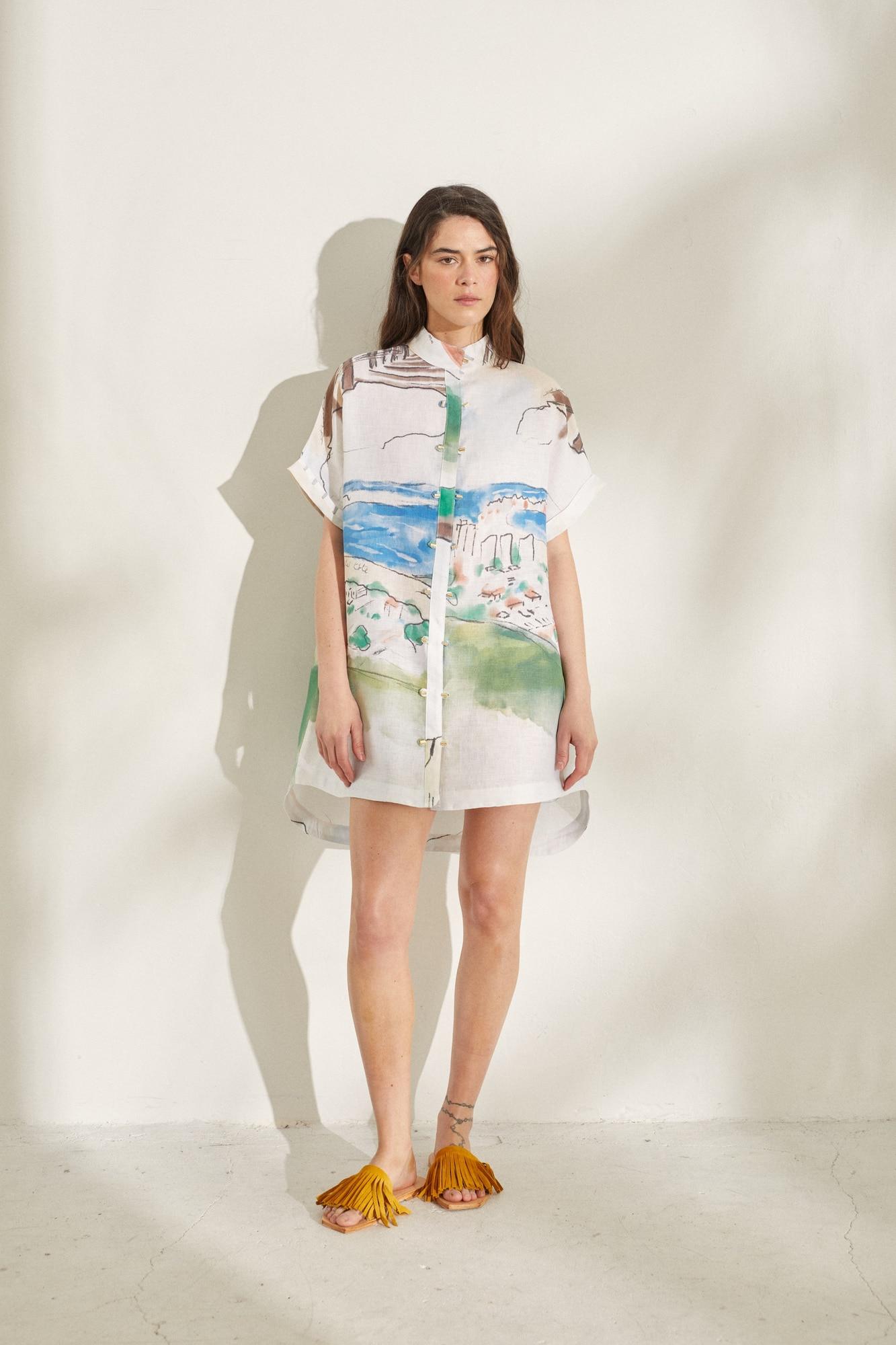 Vestido Japon Print