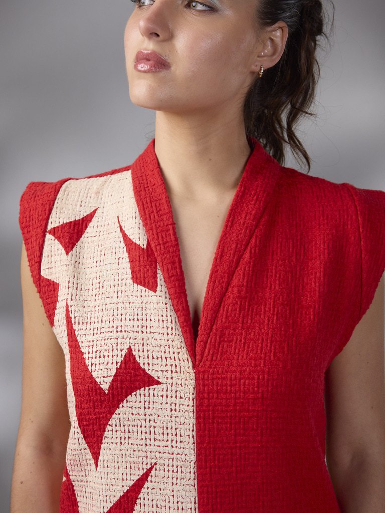 VESTIDO FLORA ALGODON ESTAMPADO by ANA LIVNI