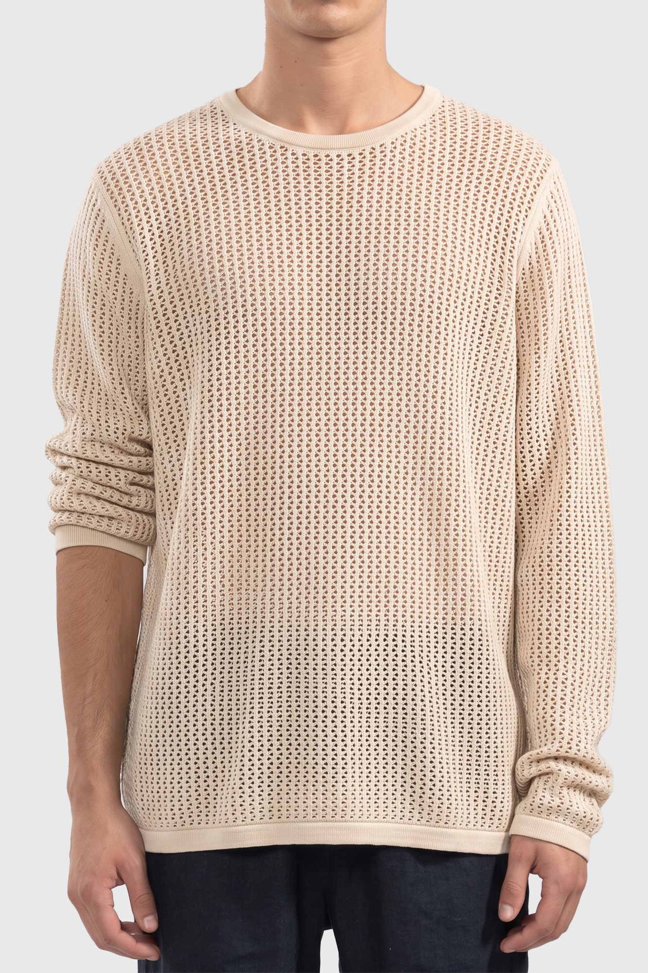 Long Sleeve Knitted Shirt