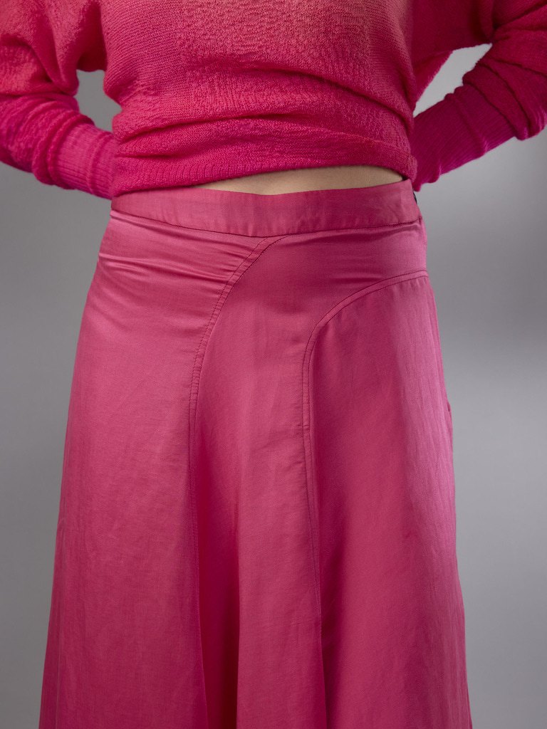 FALDA GLORIETA SEDA VEGETAL LARGA by ANA LIVNI