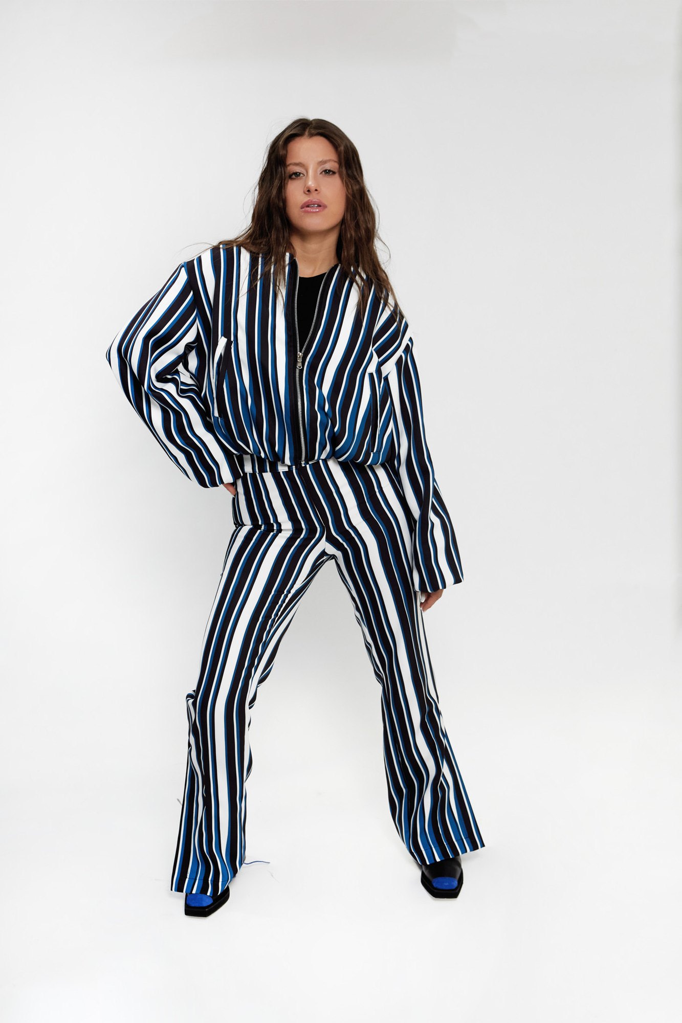 Patalón Halo Print Azul