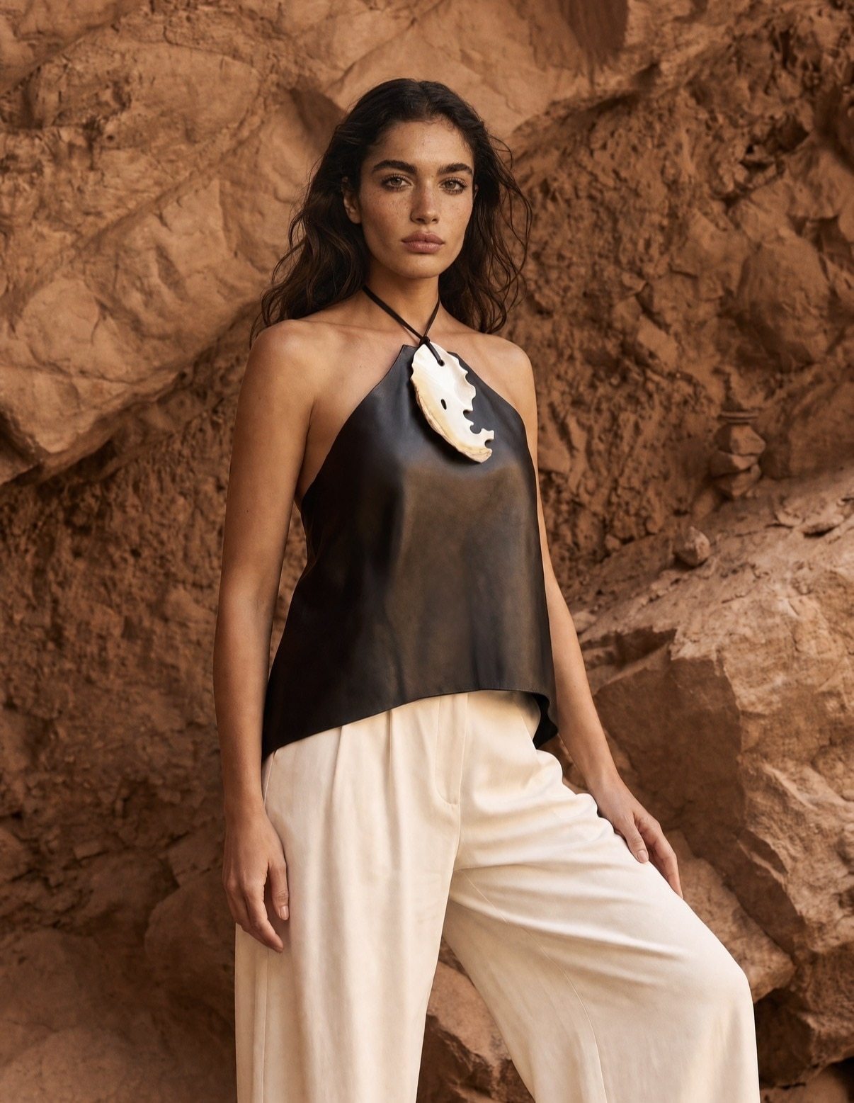 Tops DEVA cuero