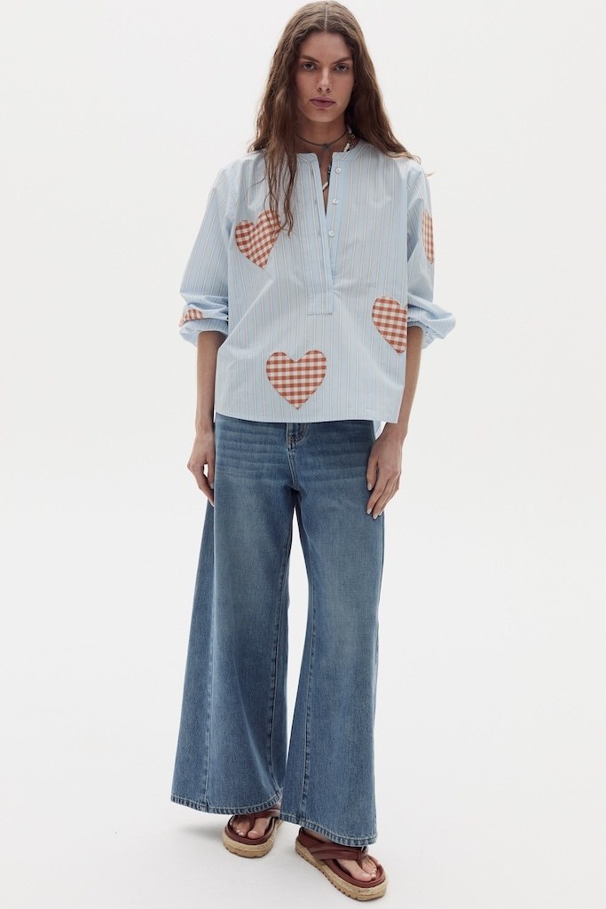 Camisa Cupid en Algodón - Terracota Sweetheart