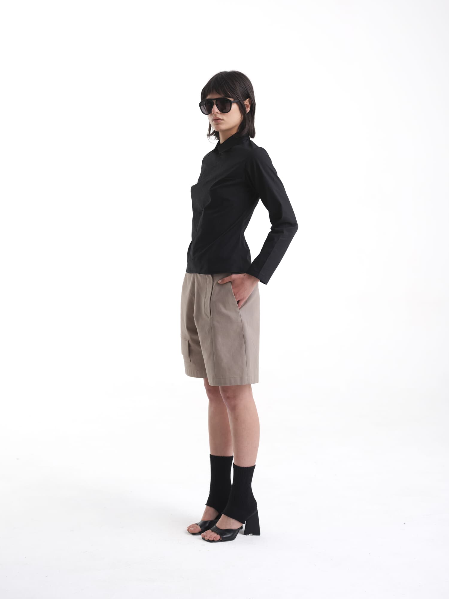 Camisa Zipper Entallada