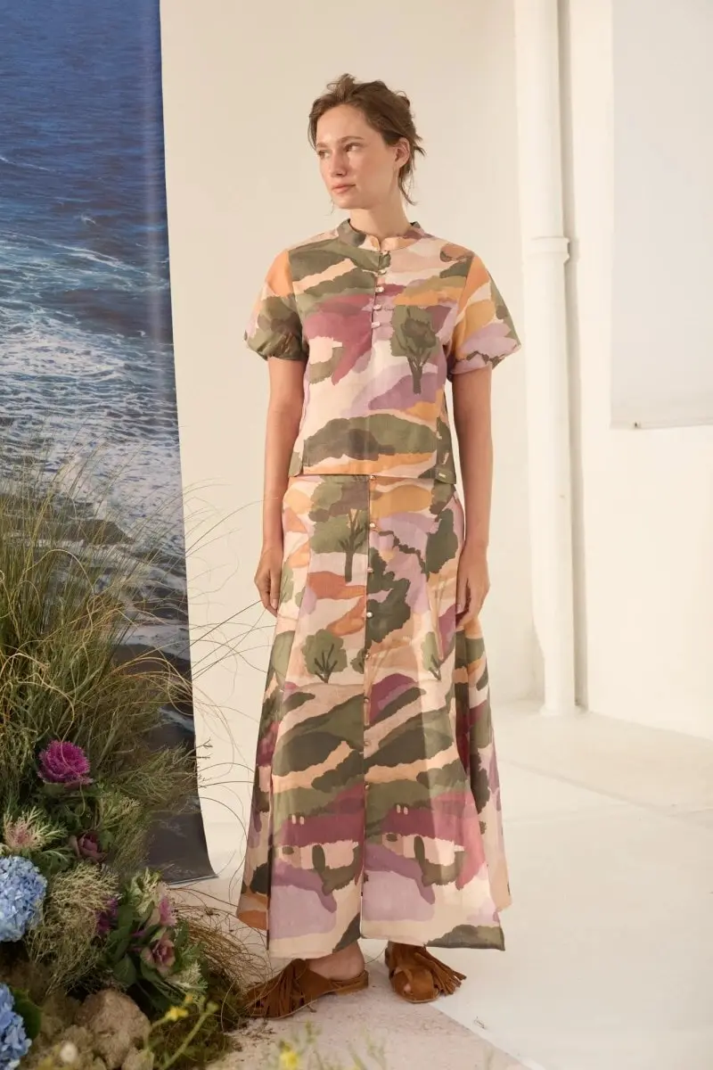 Falda Horizonte Print