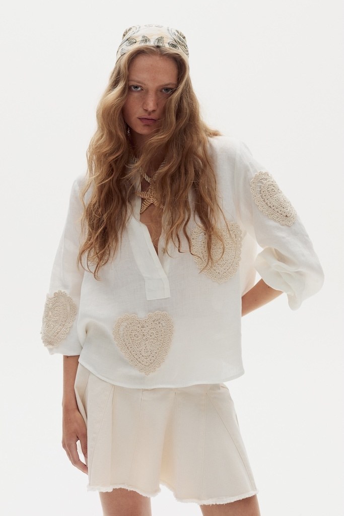 Falda Azalea Denim - Bone