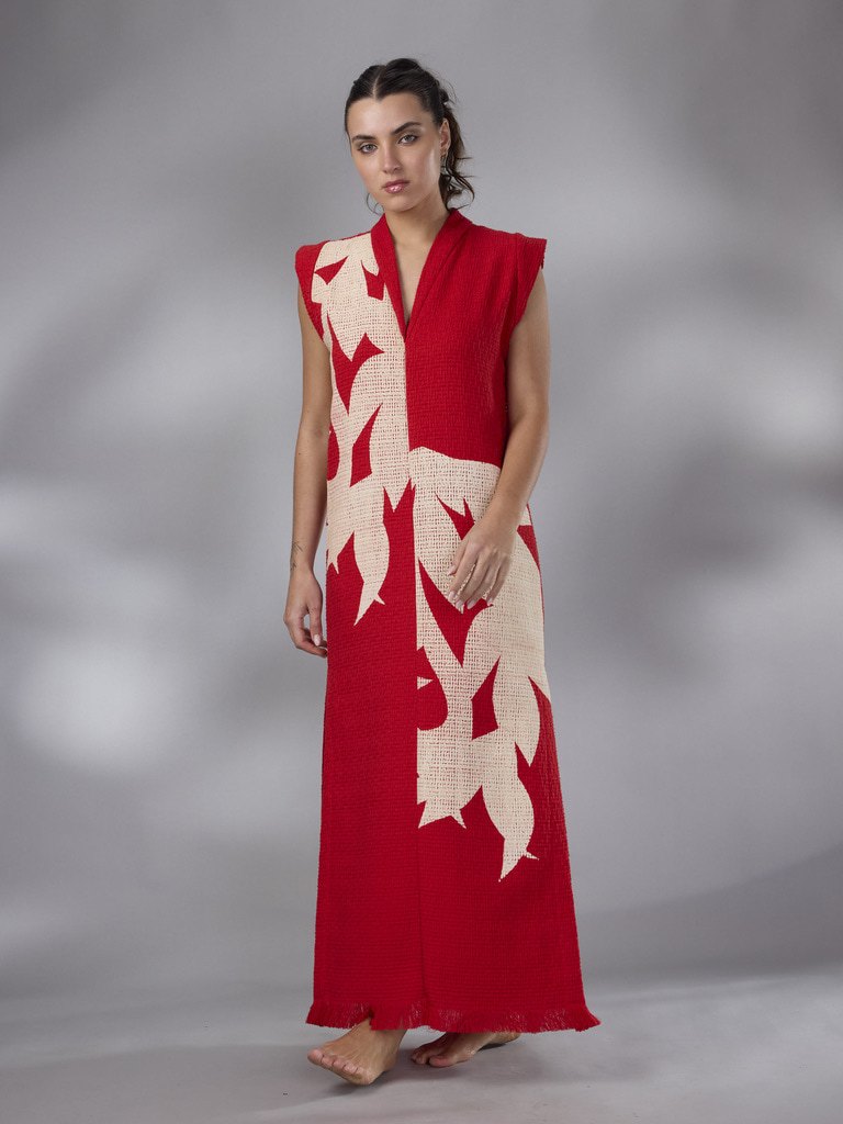 VESTIDO FLORA ALGODON ESTAMPADO by ANA LIVNI