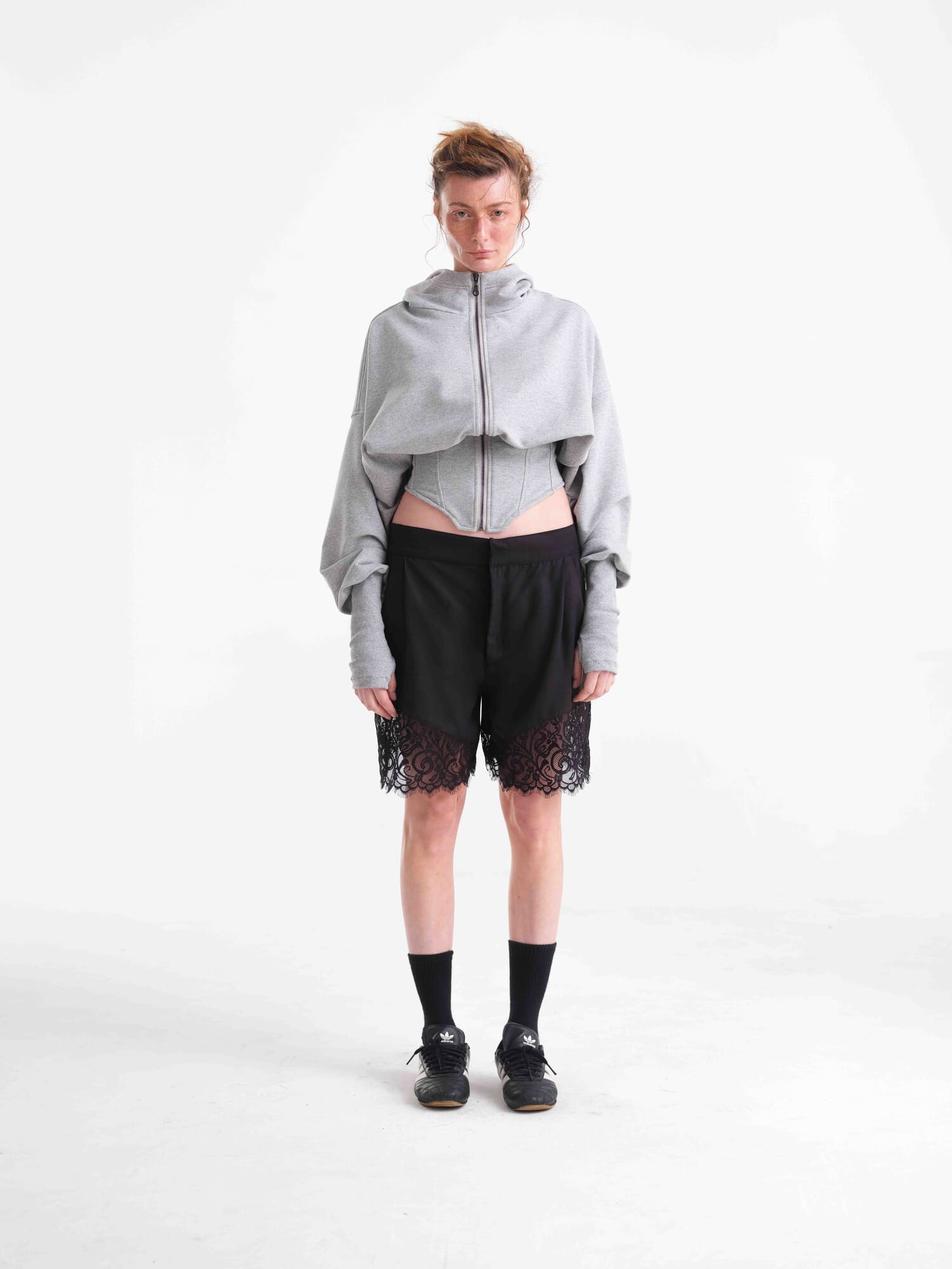 short c/encaje