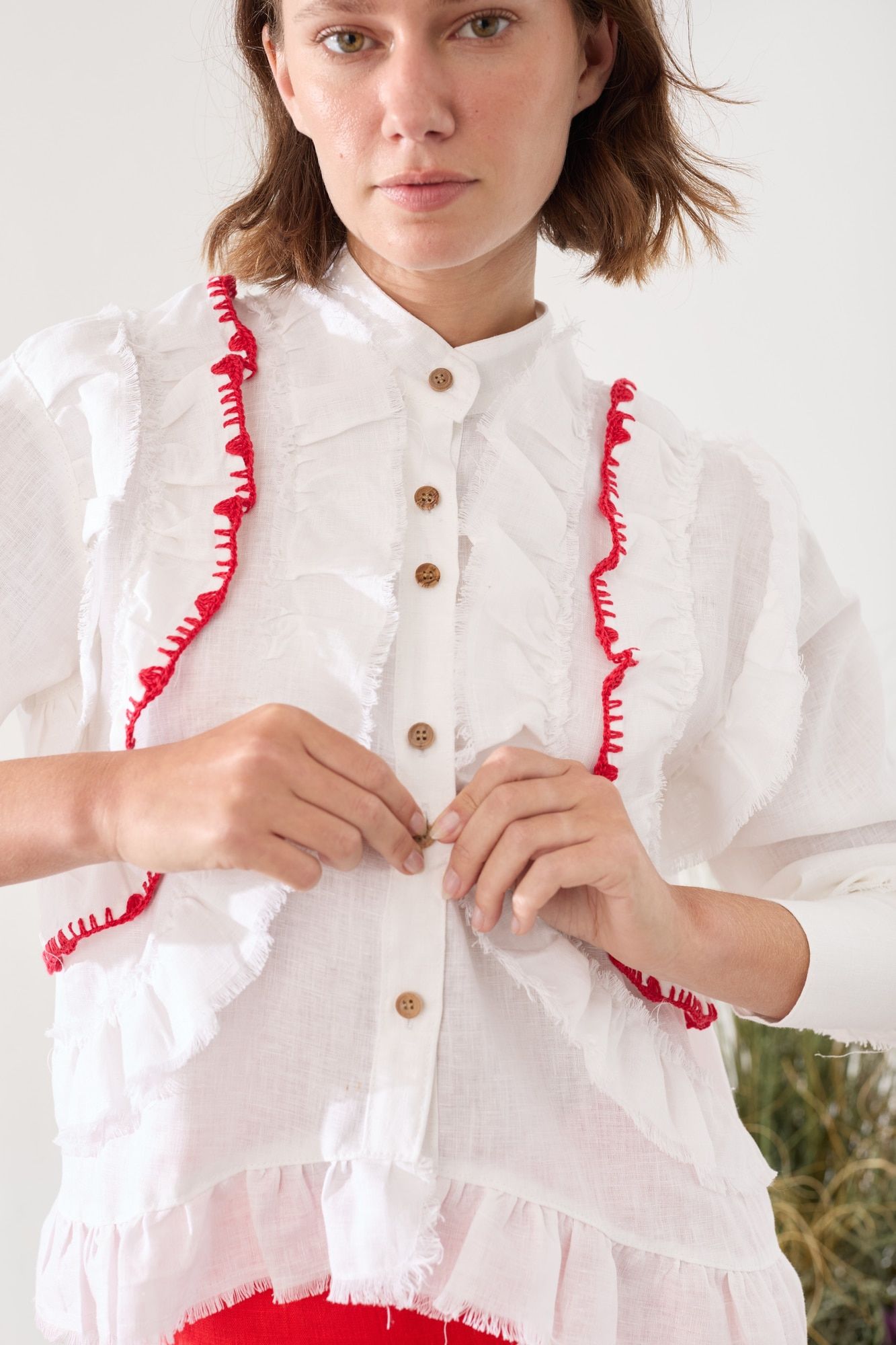 Camisa Vuelo Crochet