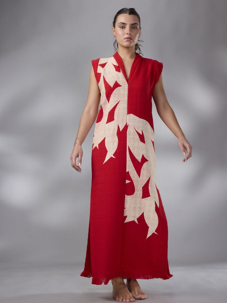 VESTIDO FLORA ALGODON ESTAMPADO by ANA LIVNI