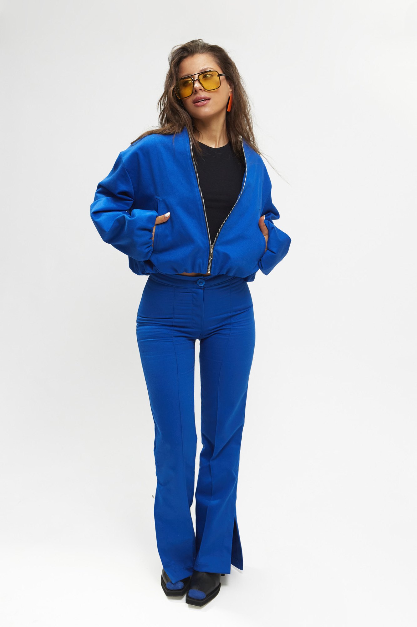 Bomber Halo Azul Francia
